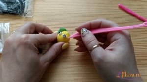 Поделка: Лимон из воздушного пластилина . Мастер-класс. Поделка в садик, в школу.