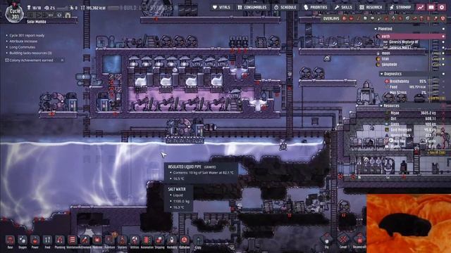 Using Every Ounce of Luck Without Knowing - Solar Systems VOD Part 5 - Oxygen Not Included смотреть онлайн