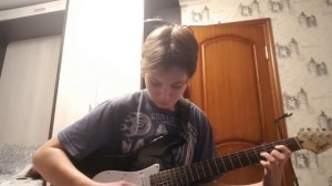 Кино - "Перемен" на электрогитаре (партия Каспаряна)