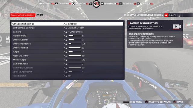 F1 2021 REALISTIC CAMERA SETTINGS TUTORIAL (Updated)