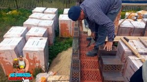 ОДИНЦОВО. Одноэтажный дом из теплой керамики. Облицовка кирпичом.