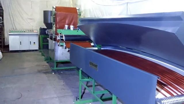 CS75 Sutli Plant PP Sutli Making Extrusion COSMIC Machines смотреть онлайн
