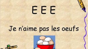 A-E-I-O-U J`aime le chocolat