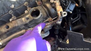 Vauxhall, Opel Insignia, Astra 1.6 SIDI A16XHT squealing noise, PCV valve, Camshaft seal noise fix.