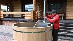 Инструкция по установке Японской бани "Фурако" со встроенной печью | своими руками