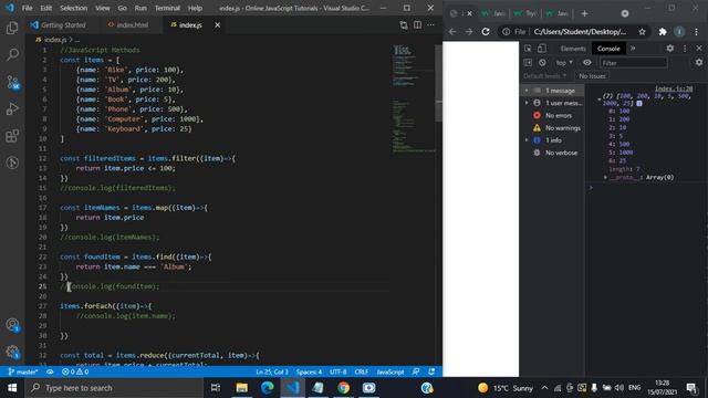 JavaScript Object Methods, Part 13