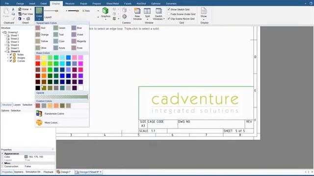 Create Custom Drawing Sheets using SpaceClaim смотреть онлайн