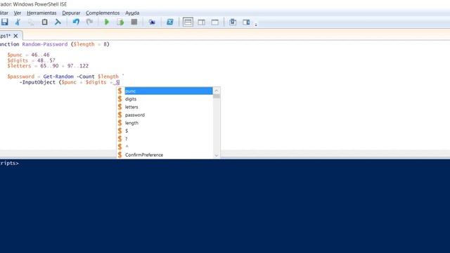 Script Random Password смотреть онлайн