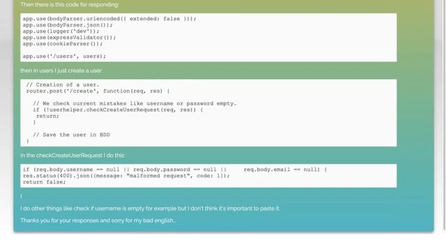 Express bodyParser not working properly смотреть онлайн
