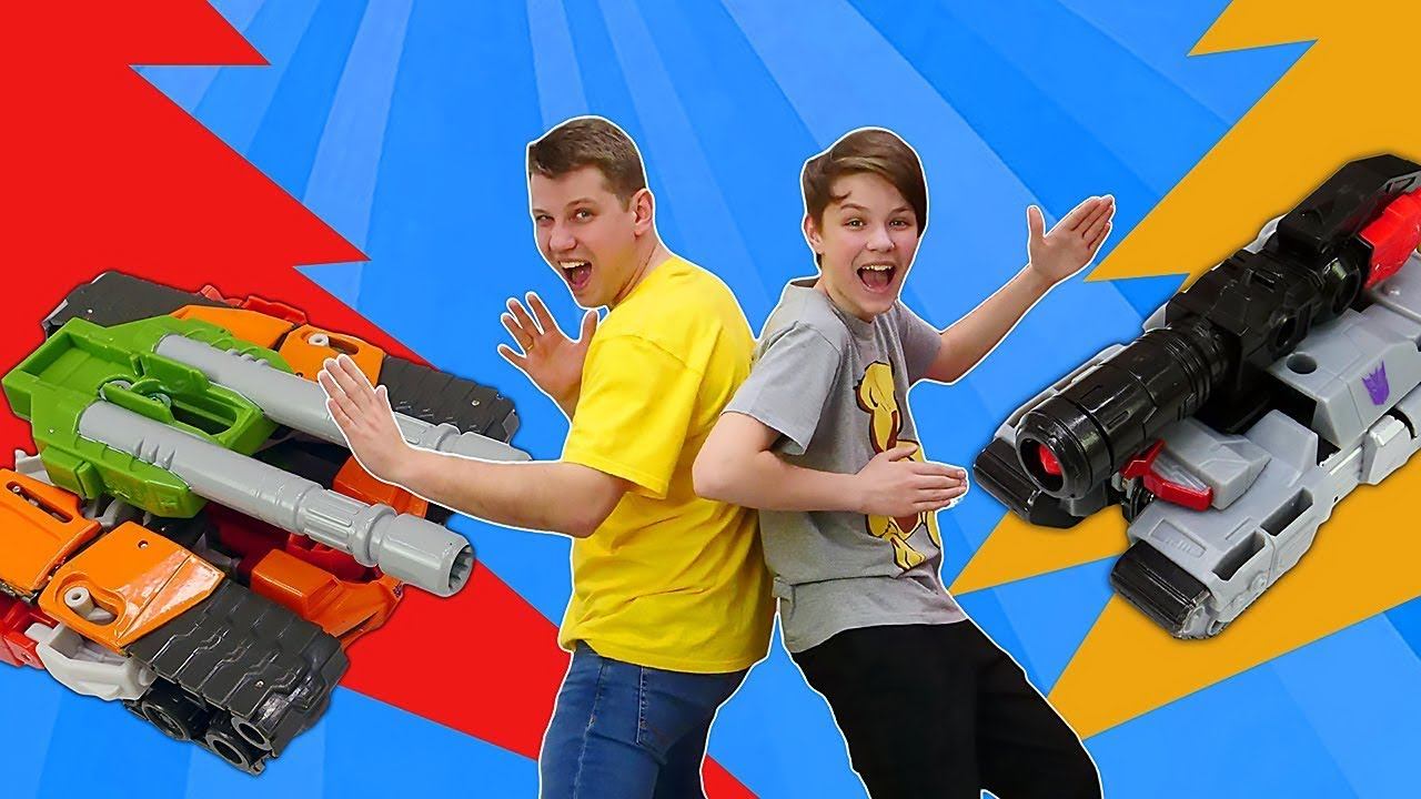 Игры Трансформеры – Сражение за Энергон! Десептикон в Полицейской Академии ! Онлайн видео игры битвы смотреть онлайн