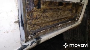 Mercedes Sprinter (ремонт стойки, двери передней и ступеньки с порогом)