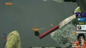 Глад Валакас Психует в Getting over it