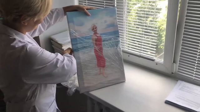 Вручение портрета на холсте. Видео отзыв арт-студия ProArtLife.