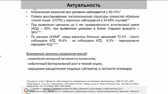 Симпозиум: «Многоликая целиакия»
