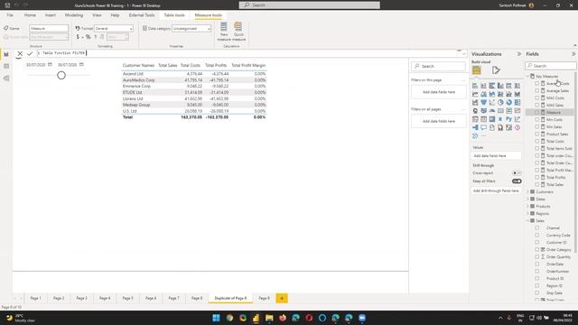 Power BI - Table Functions - FREE IT Training, Interview & Project Support