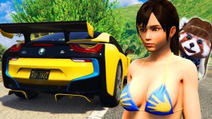 ТАКСИСТ НА БМВ РАЗВЁЛ ДЕВУШКУ в ГТА 5 РП