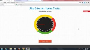 Php Internet Speed Tester