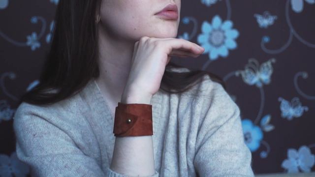 Браслет из замши. Женский браслет. Дизайнерский браслет. смотреть онлайн