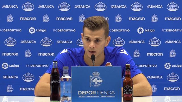 Rueda de prensa de Samuele Longo. 17.10.2019