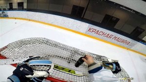 s3e12 командная тренировка / GoPro хоккей / вратарь от первого лица