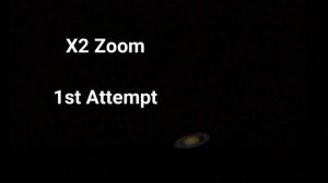 The Saturn through Celestron AstroMaster 130EQ