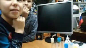 Демонстрация химического эксперимента "Египетская ночь"