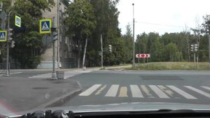 Как расположены Дорожные Знаки при Сдаче Экзамена в ГИБДД. на Шоссе Революции 85