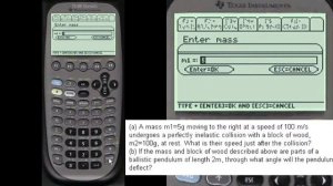 Physics Word Problem Solver | Find Speed of Mass