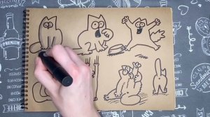 Как нарисовать кота Саймона | How to draw Simon's cat