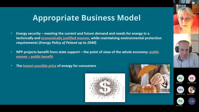 ENS Webinar - Nuclear new build and business models