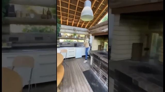 Открытая беседка 51м2 ?  #сухостойнаясосна #кело #экологическийдом #домизкедра #лиственница #баня смотреть онлайн