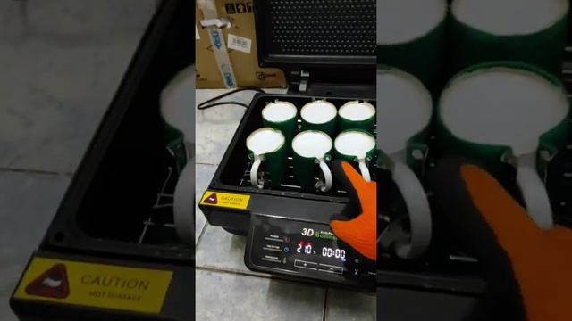 3D термопресс. Делаем кружки. Сублимация смотреть онлайн