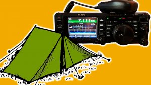Полевой лагерь 2021. Хорошая погода, лес, речка и радиосвязь.
