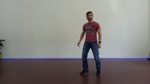 Как делать кросс на 3 разбор. Бачата. bachata tutorial