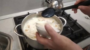 Молочная рисовая каша с тыквой!