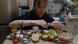 MUKBANG/Узбекистан??Скумбрия холодного копчения??картофель/ПРО РАБОТУ/Мукбанг/НЕ АСМР