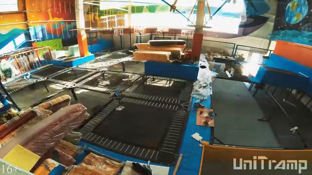 ARMADA TRAMPOLINE PARK-INSTALLATION / БАТУТНЫЙ ПАРК АРМАДА - МОНТАЖ
