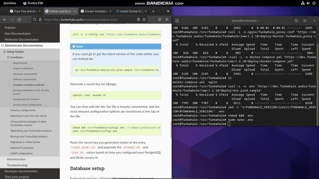 Funkwhale Installation Tutorial with Docker on Debian | Decentralized Selfhosted music streaming ap смотреть онлайн