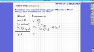Решение задач по теме "Плотность вещества" 7 класс. ФИЗИКА
