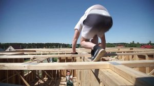 Монтаж стропильной системы | Фермы на МЗП (2021)