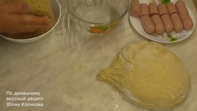 Пирожки. Пирожки с картошкой. Пирожки с сосиской.Юлия Клочкова.По домашнему вкусный рецепт.