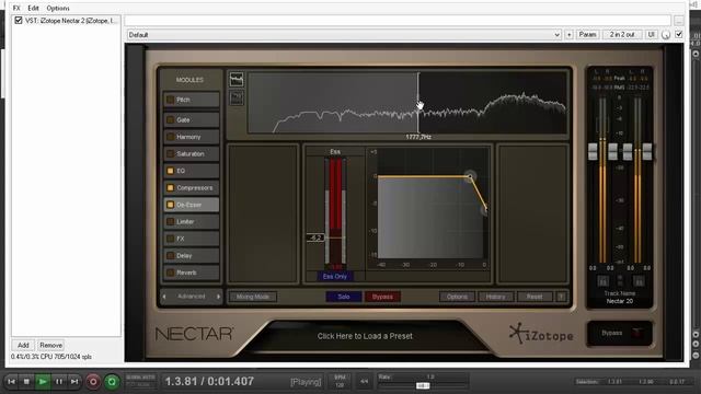 iZotope Nectar - De-Esser смотреть онлайн