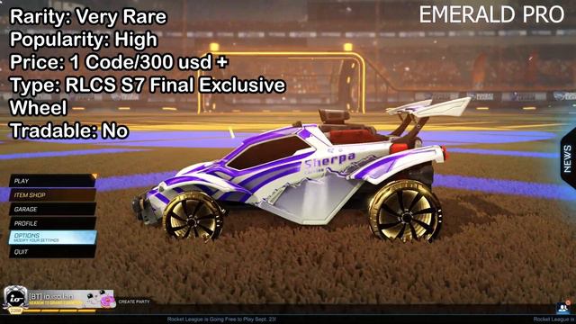 Top 6 Rocket League Gold Wheels Showcase смотреть онлайн
