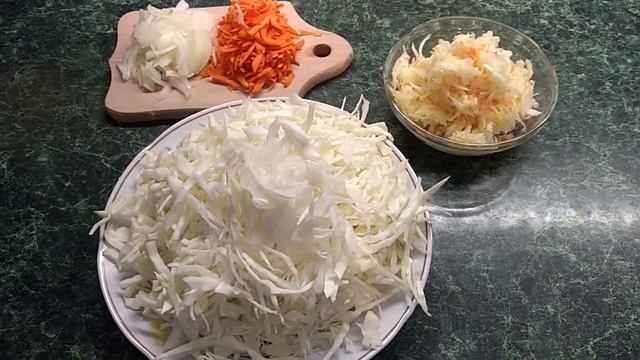ВАРЕНИКИ С КАПУСТОЙ / постный рецепт