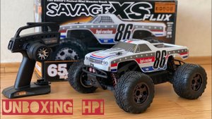 HPI SAVAGE XS FLUX unboxing - самый маленький, но ОЧЕНЬ МОЩНЫЙ монстр... | poritor rc