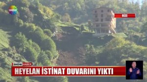 Toprak yağışlara dayanamadı