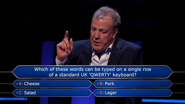 No Looking At Your Keyboard For This Question! | Who Wants To Be A Millionaire? смотреть онлайн