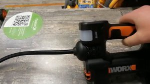Worx новинка насос с фонарём для автомобиля wx092 20 v