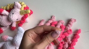 Кудряшки для единорога. Локоны крючком. Мастер-класс. Часть 3