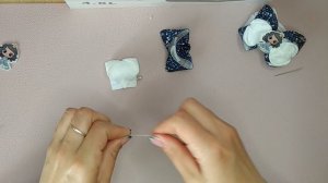 Бантики из репсовой ленты.